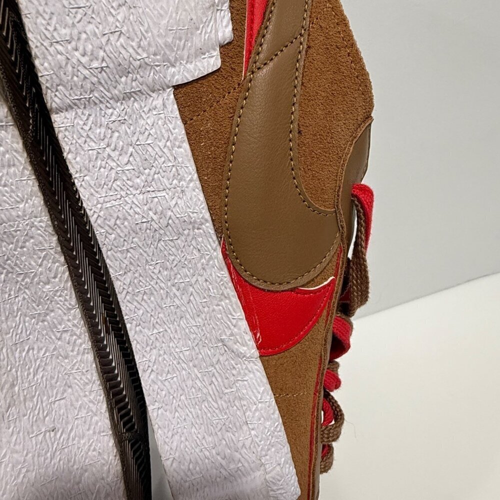 Nike Sacai Blazer Low British Tan Brown White Red DD1877-200 Mens Size 12 - Picture 12 of 12